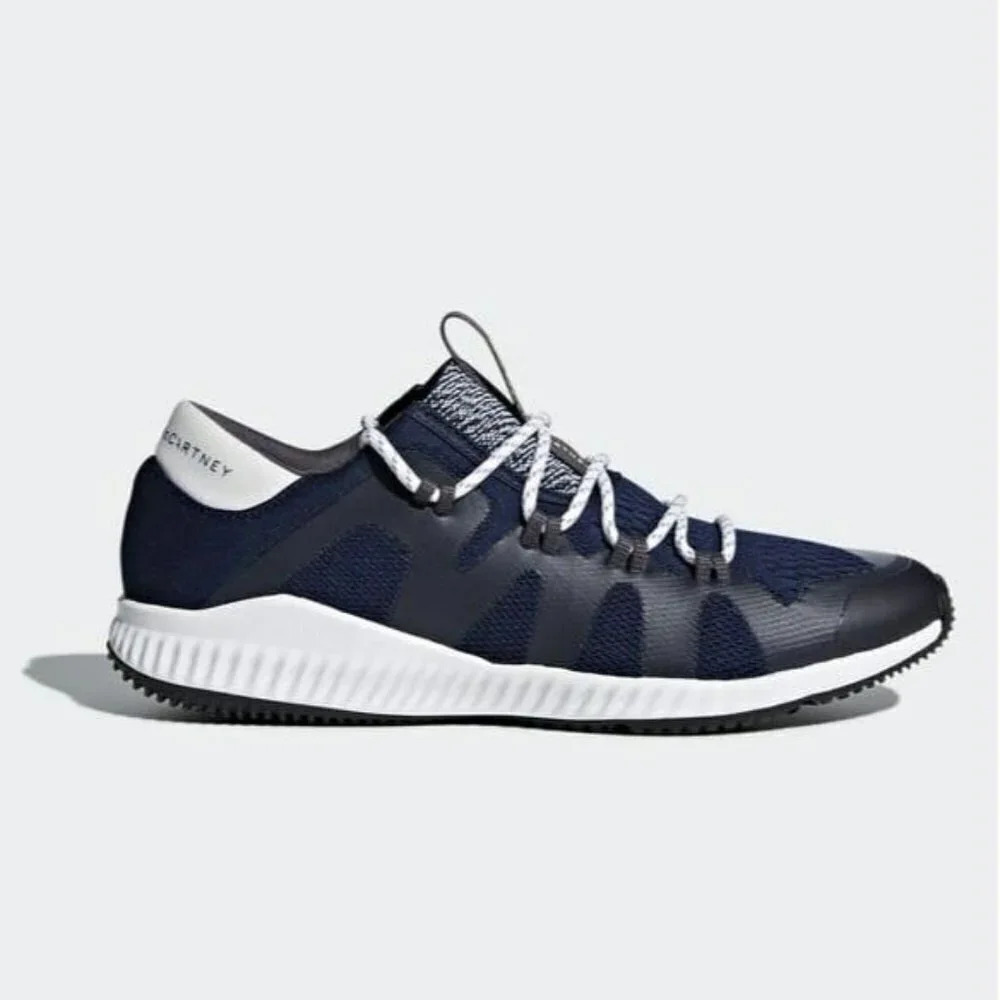 Adidas by Stella McCartney Women's CrazyTrain Pro Navy Sneakers BB6240 Size 9.5